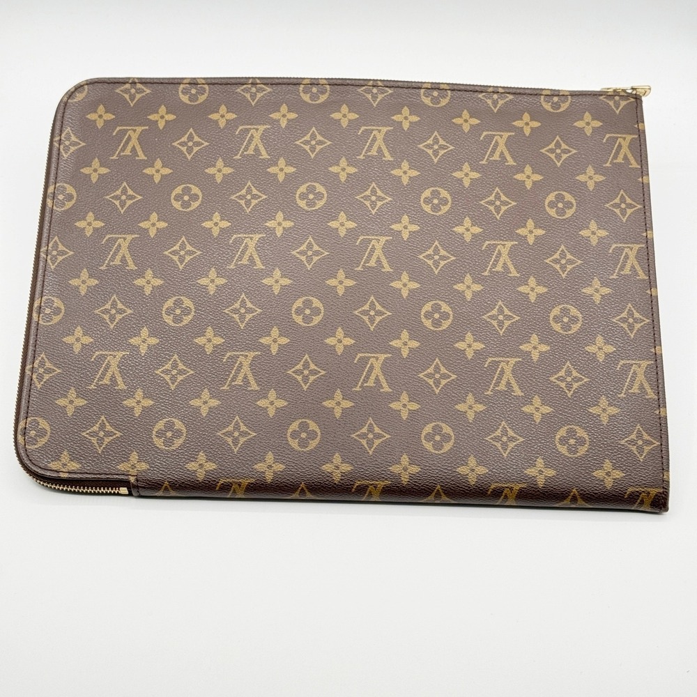 Louis Vuitton Monogram Poche Documents Portfolio (size 15 x 11 in) - 1989 France - Picture 2 of 12